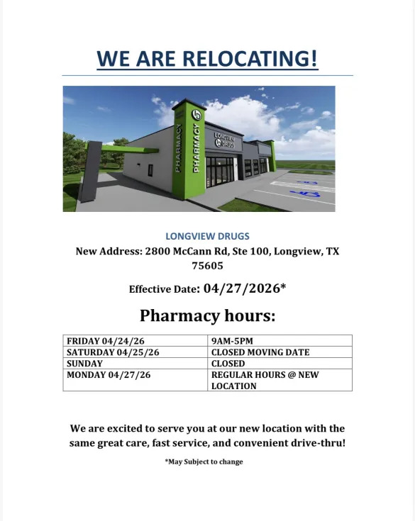We are relocating notice
